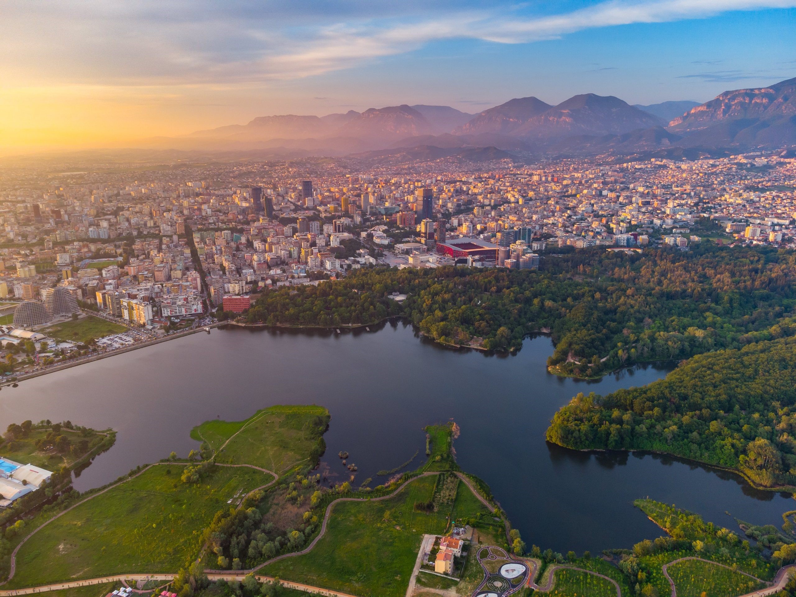 Lago-Artificiale-di-Tirana-Parco